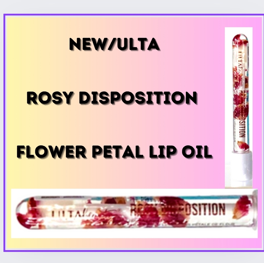 🔥NEW / ROSY DISPOSITION -FLOWER PETAL LIP OIL